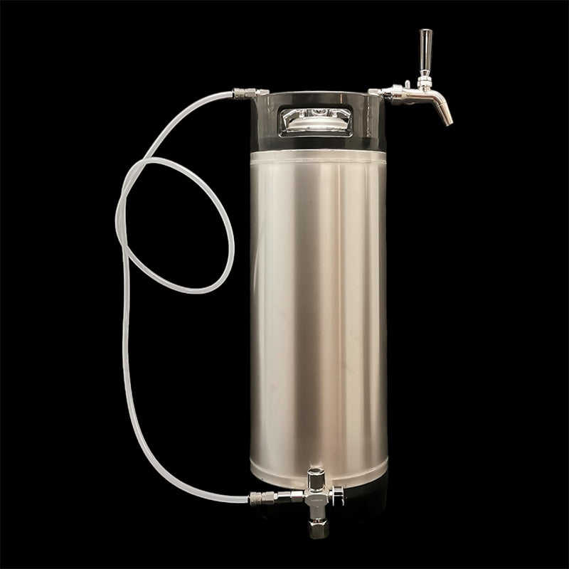 19L keg with flow control tap