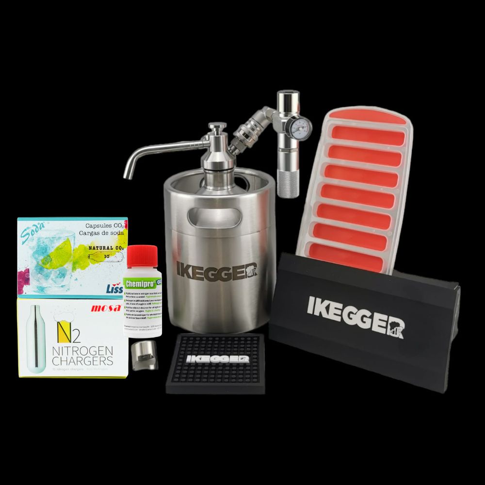 IKEGGER 2.0 | CÓCTELES Y CAFÉ NITRO | COMPLETO | INC. GAS Y ACCESORIOS