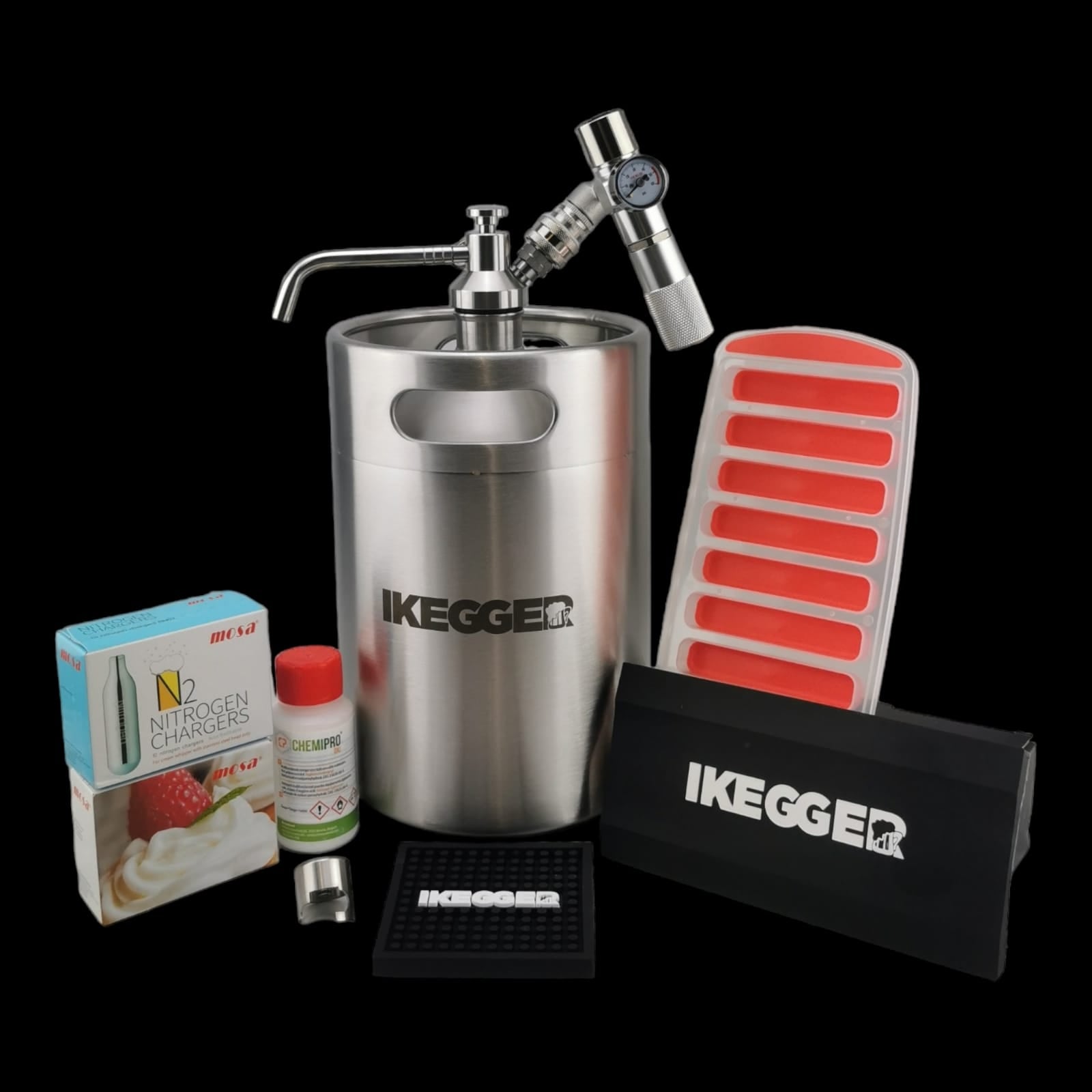 IKEGGER 2.0 | COCKTAILS AND NITRO COFFEE | COMPLETE | INC. GAS AND ACCCESORIES