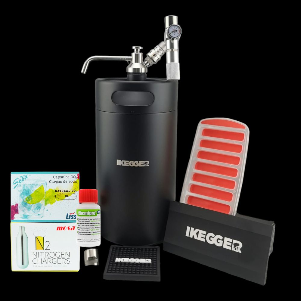 IKEGGER 2.0 | CÓCTELES Y CAFÉ NITRO | COMPLETO | INC. GAS Y ACCESORIOS