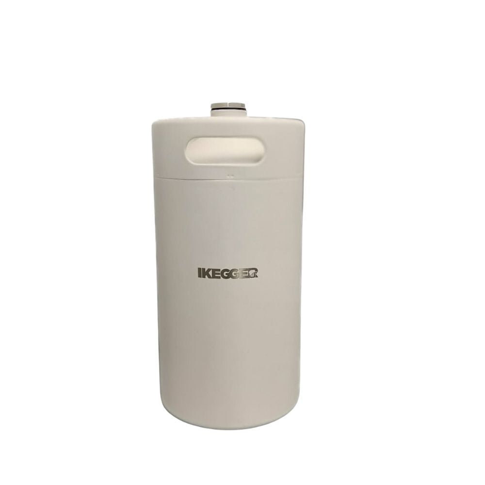 iKegger Mini Beer Keg Premium White 5L