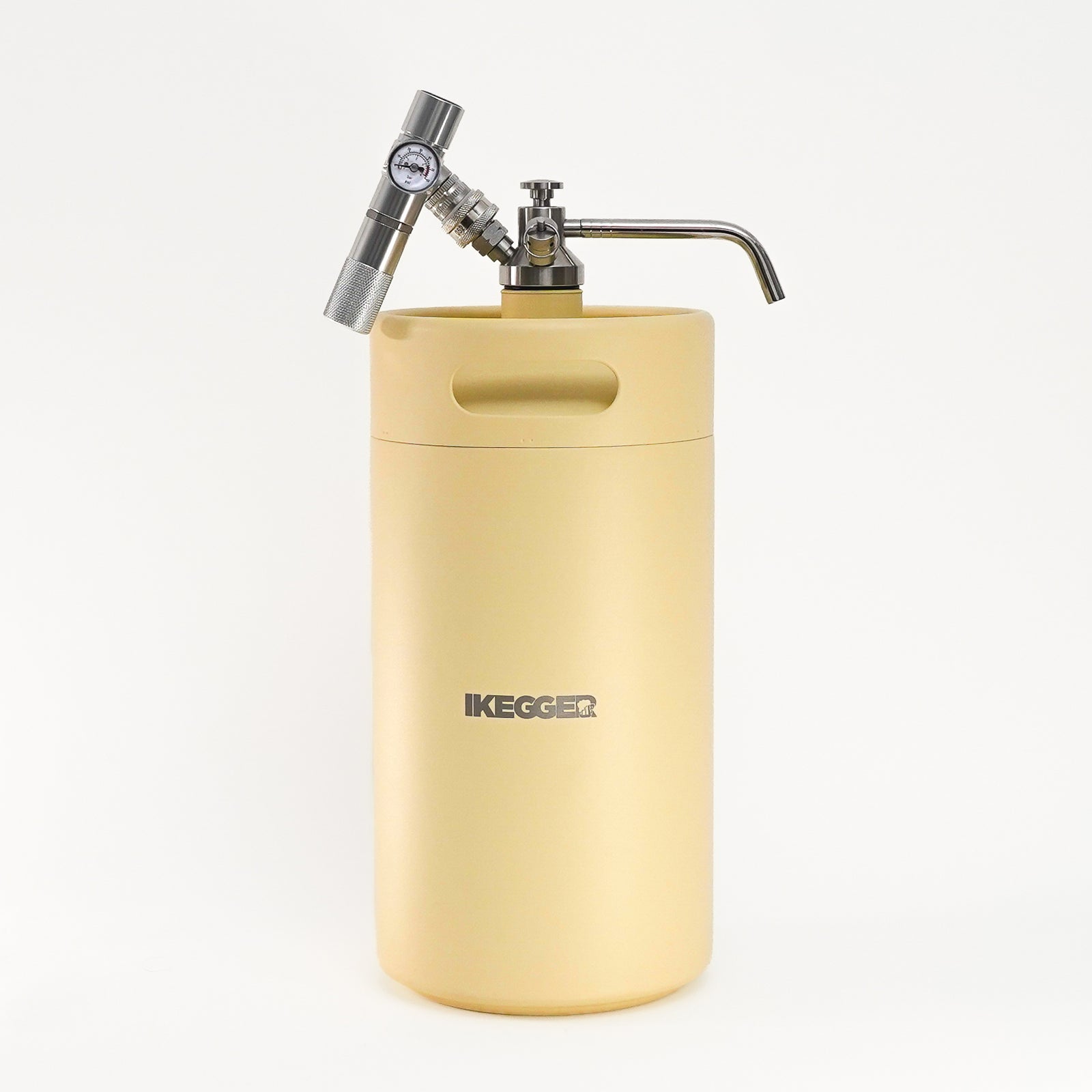 iKegger Insulated Mini Keg - Vanilla Bean - Yellow - 2L, 4L & 5L