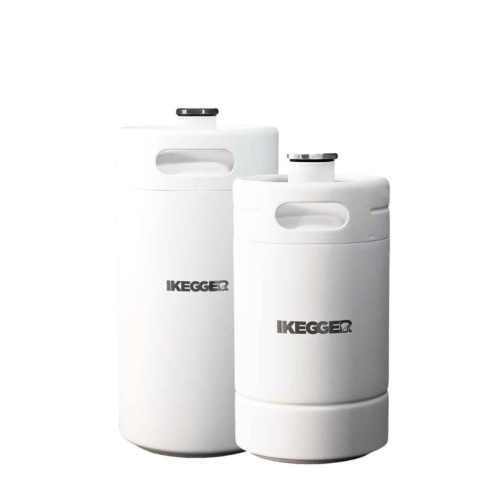 iKegger Insulated Mini Keg | White - 2L & 5L