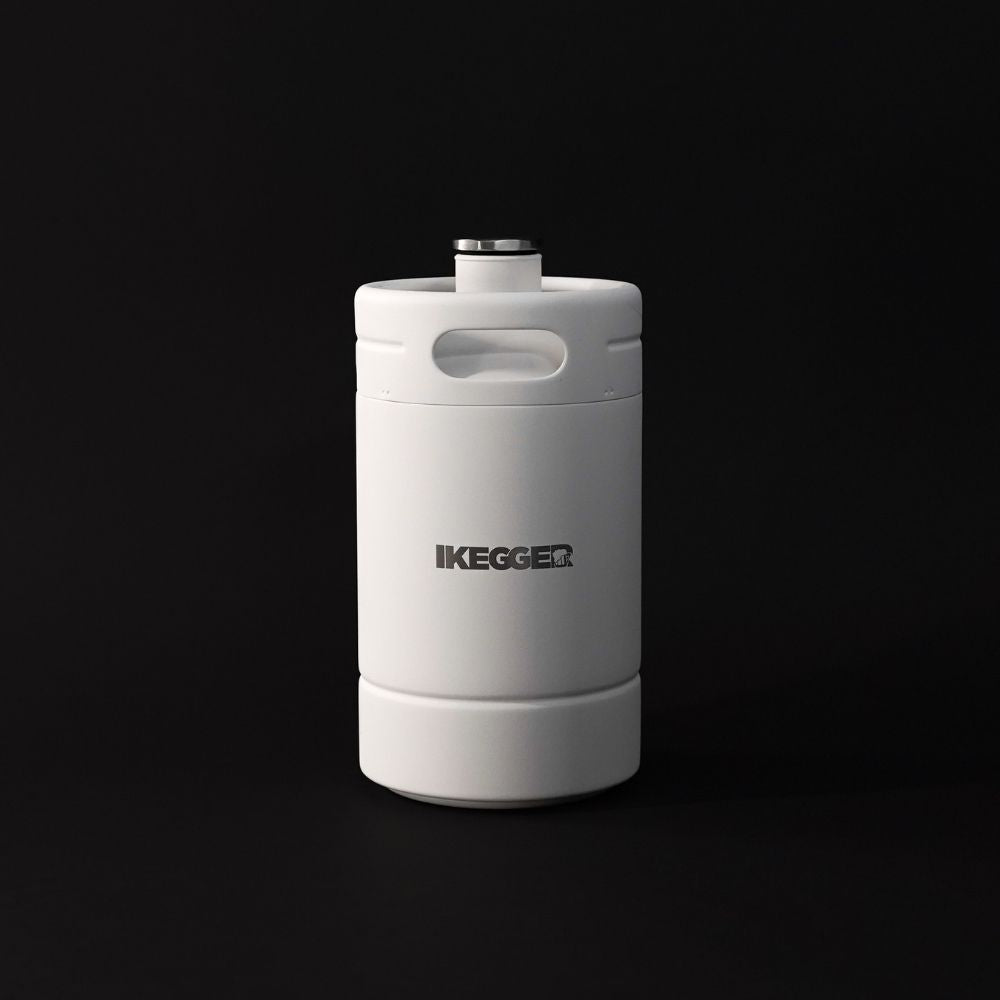 iKegger Insulated Mini Keg | White - 2L & 5L