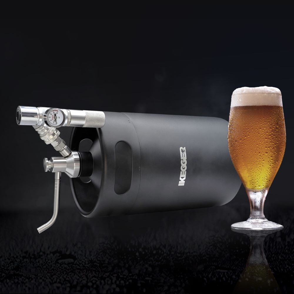 ikegger mini keg lying down