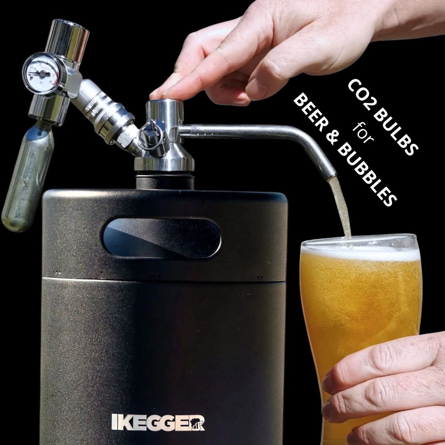 iKegger 2.0 | Complete Keg System – Essential Gas Bundle for Beer & Nitro