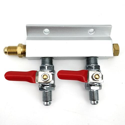 2 way gas manifold