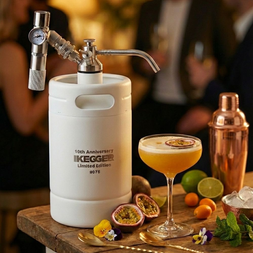 Pornstar Martini in a Mini Keg | Recipe & How-To