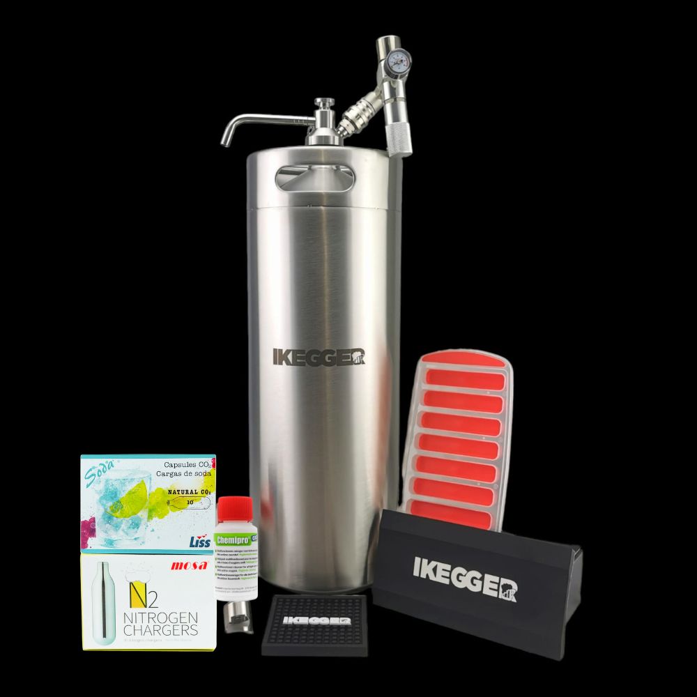 IKEGGER 2.0 | CÓCTELES Y CAFÉ NITRO | COMPLETO | INC. GAS Y ACCESORIOS