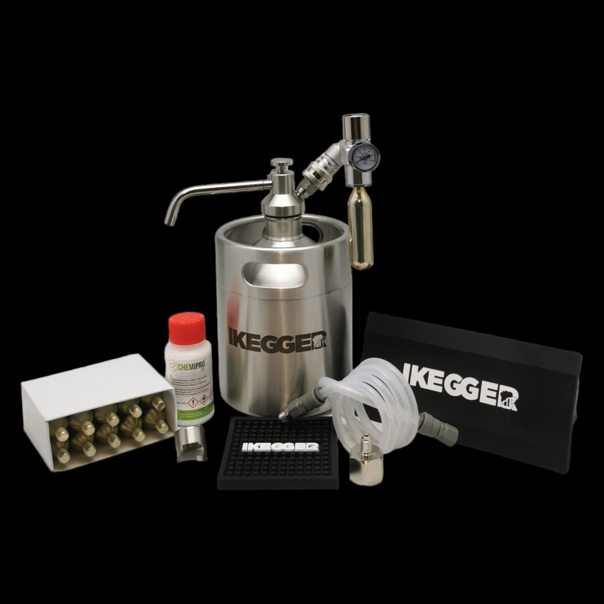 IKEGGER 2.0 | BIÈRE ET TOUTES BOISSONS GAZÉES | COMPLET | INC. GAZ ET ACCESSOIRES