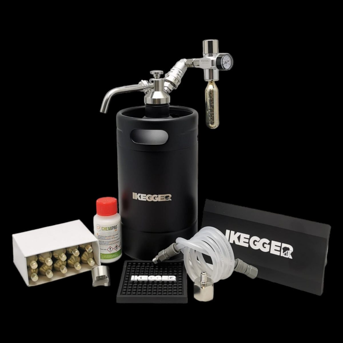 IKEGGER 2.0 | BIÈRE ET TOUTES BOISSONS GAZÉES | COMPLET | INC. GAZ ET ACCESSOIRES