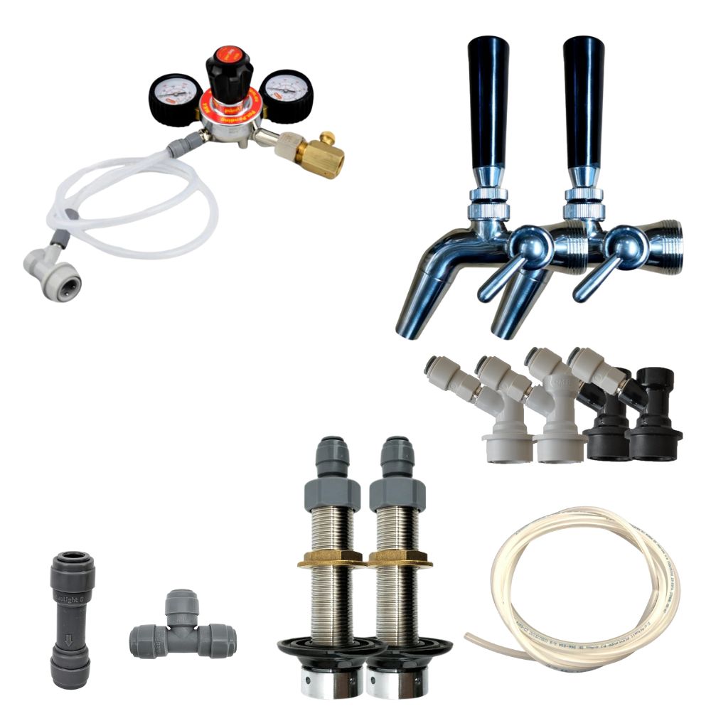 Kegerator Kit: 1-4 Taps For Use With Your Own Fridge Or Esky