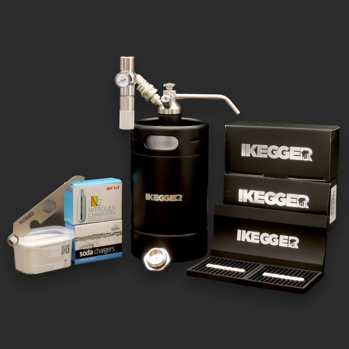 iKegger 2.0 | Complete Keg System – Essential Gas Bundle for Beer &amp; Nitro