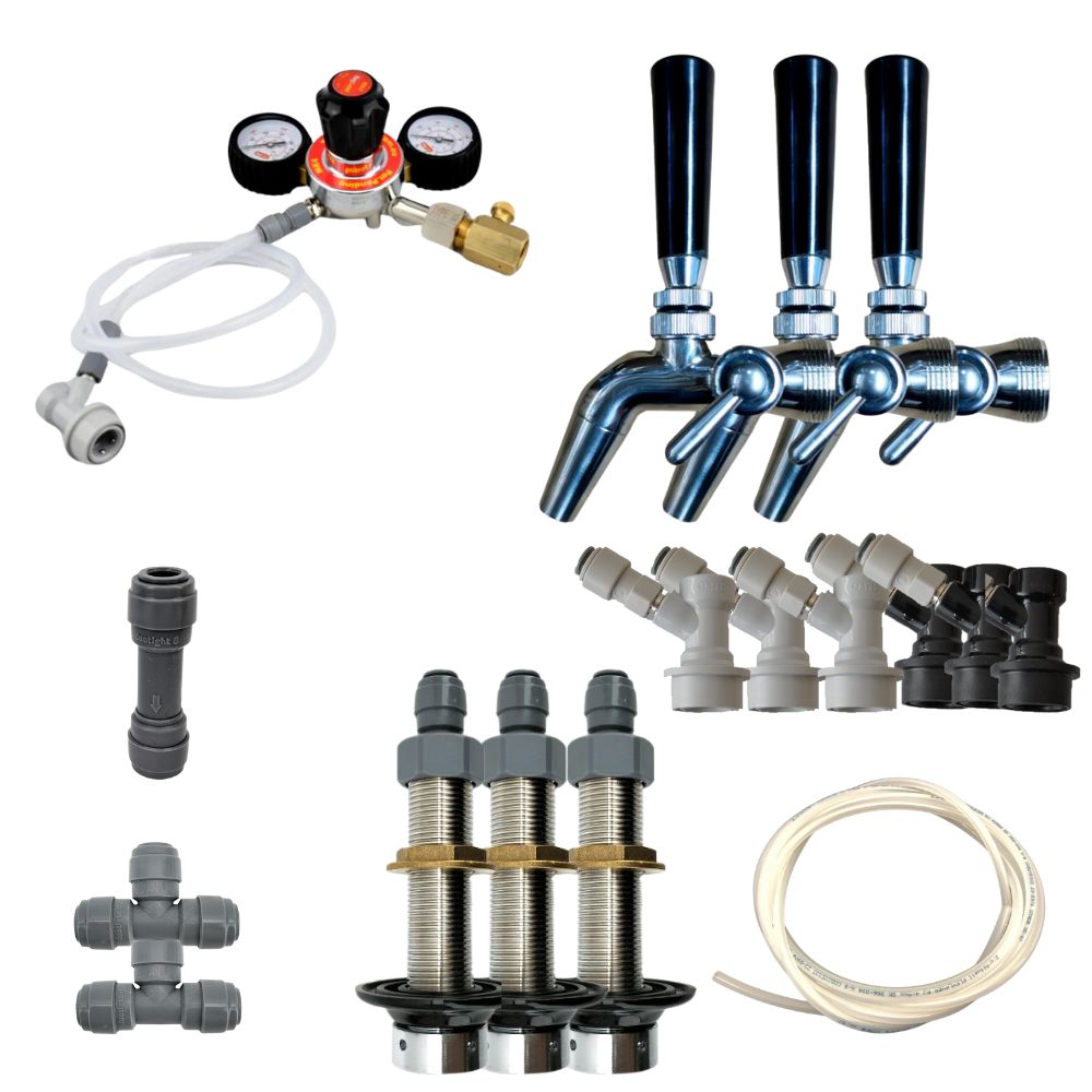 Kegerator Kit: 1-4 Taps For Use With Your Own Fridge Or Esky