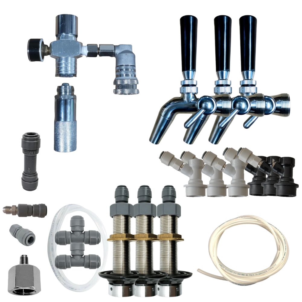 Kegerator Kit: 1-4 Taps For Use With Your Own Fridge Or Esky