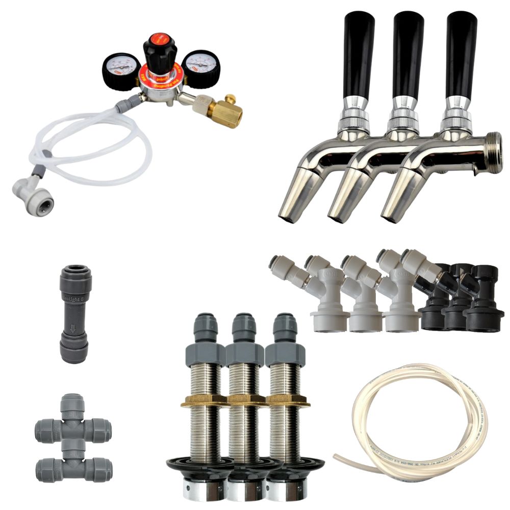 Kegerator Kit: 1-4 Taps For Use With Your Own Fridge Or Esky