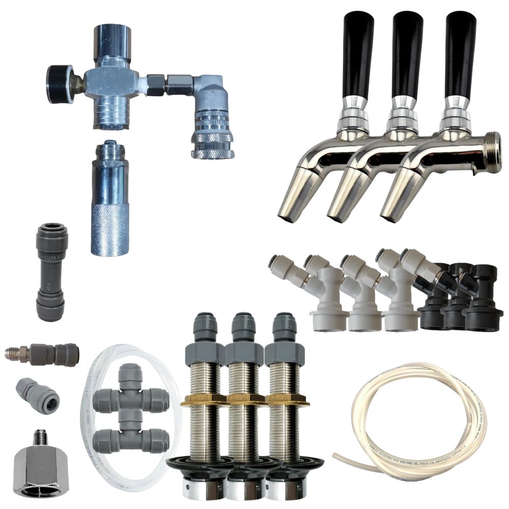 Kegerator Kit: 1-4 Taps For Use With Your Own Fridge Or Esky