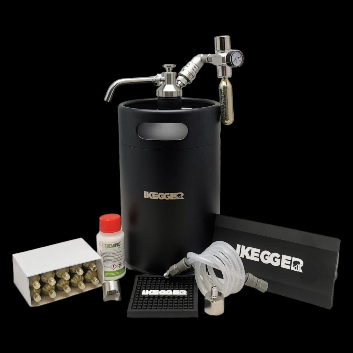 IKEGGER 2.0 | BIÈRE ET TOUTES BOISSONS GAZÉES | COMPLET | INC. GAZ ET ACCESSOIRES