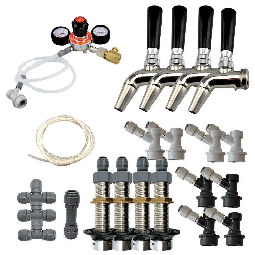 Kegerator Kit: 1-4 Taps For Use With Your Own Fridge Or Esky