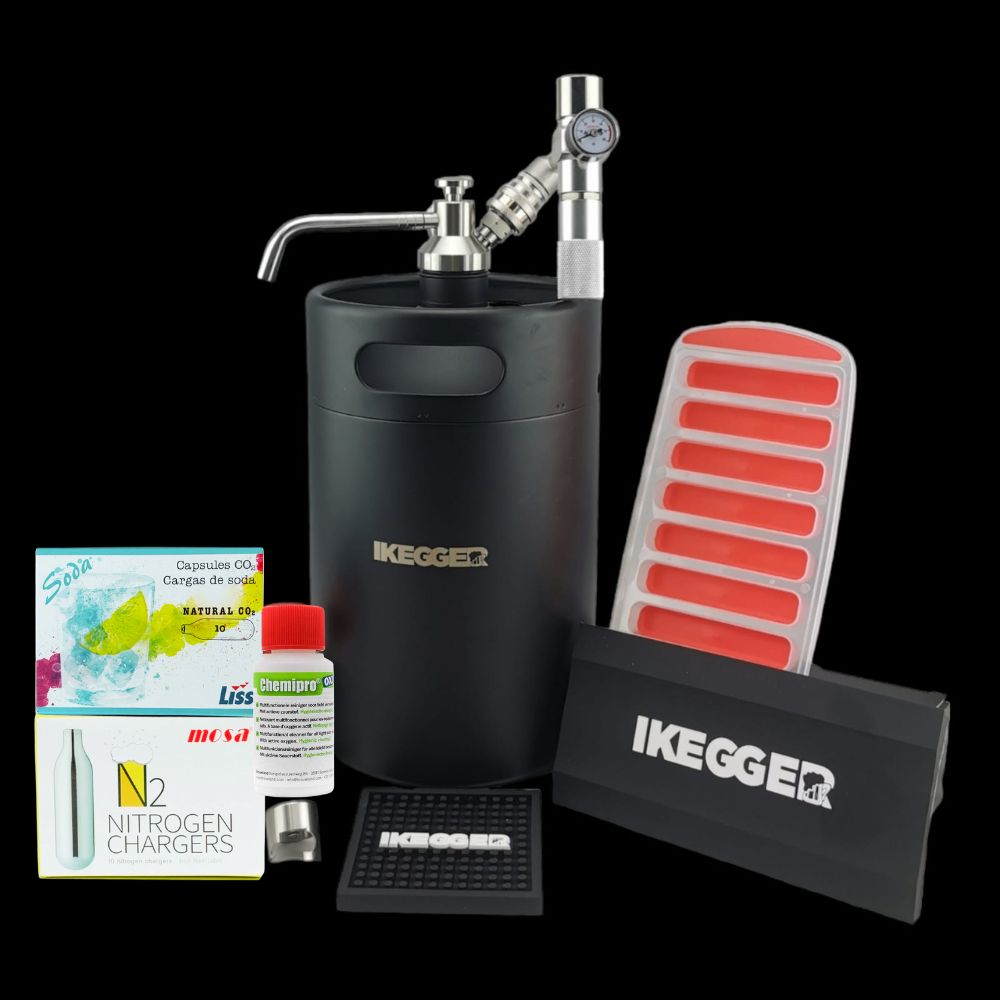 IKEGGER 2.0 | CÓCTELES Y CAFÉ NITRO | COMPLETO | INC. GAS Y ACCESORIOS