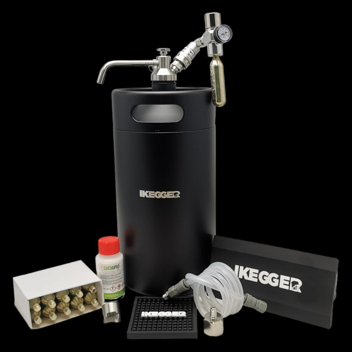 IKEGGER 2.0 | BIÈRE ET TOUTES BOISSONS GAZÉES | COMPLET | INC. GAZ ET ACCESSOIRES