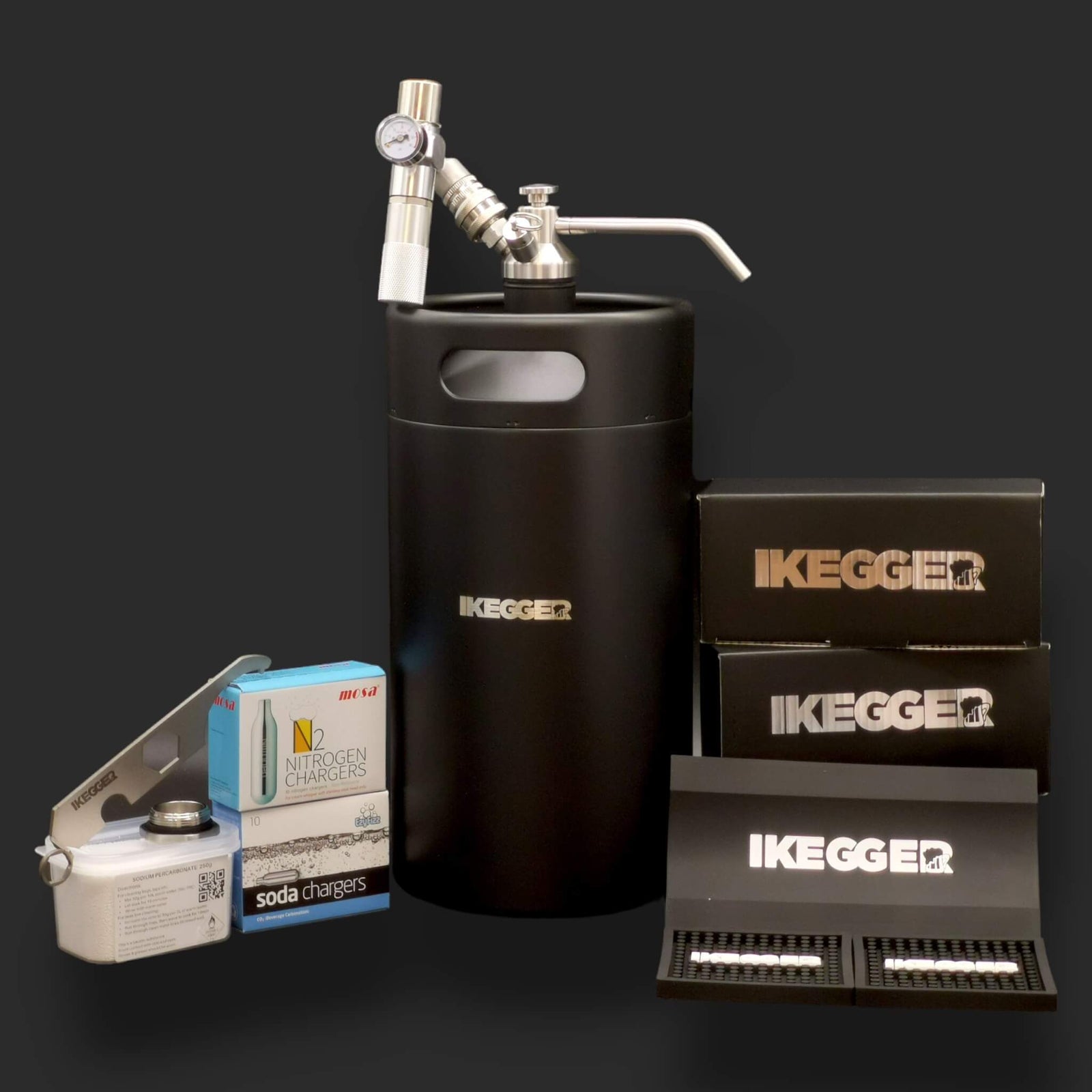 iKegger 2.0 | Complete Keg System – Essential Gas Bundle for Beer & Nitro
