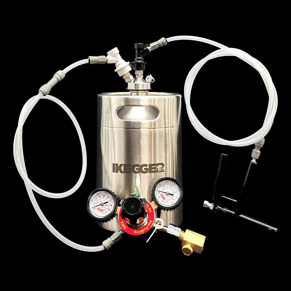 5L mini keg with tap and regulator