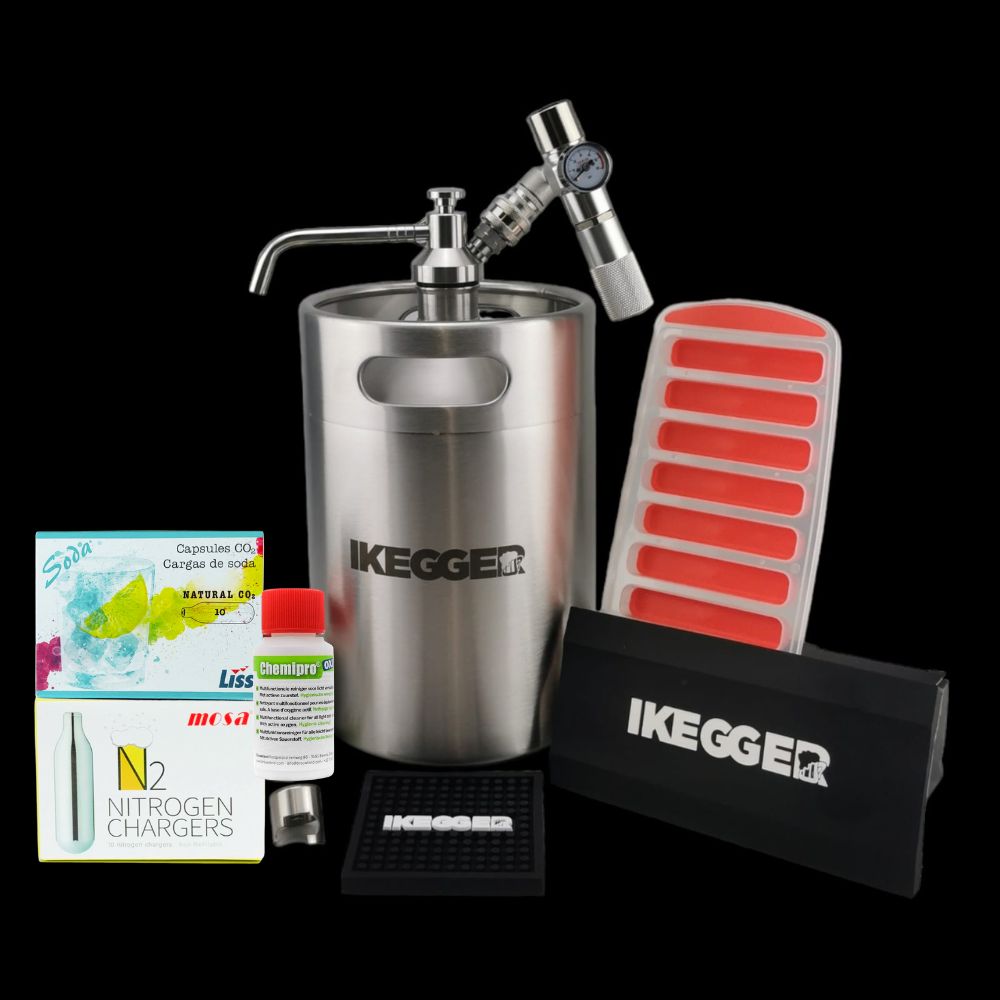 IKEGGER 2.0 | CÓCTELES Y CAFÉ NITRO | COMPLETO | INC. GAS Y ACCESORIOS