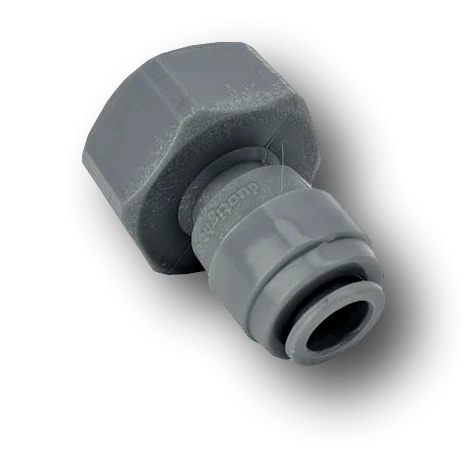 Acier inoxydable à longue tige 100 mm - avec connexion DuoTight 8 mm