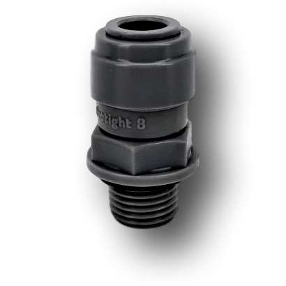 1/4 NPT male duotight push fitting