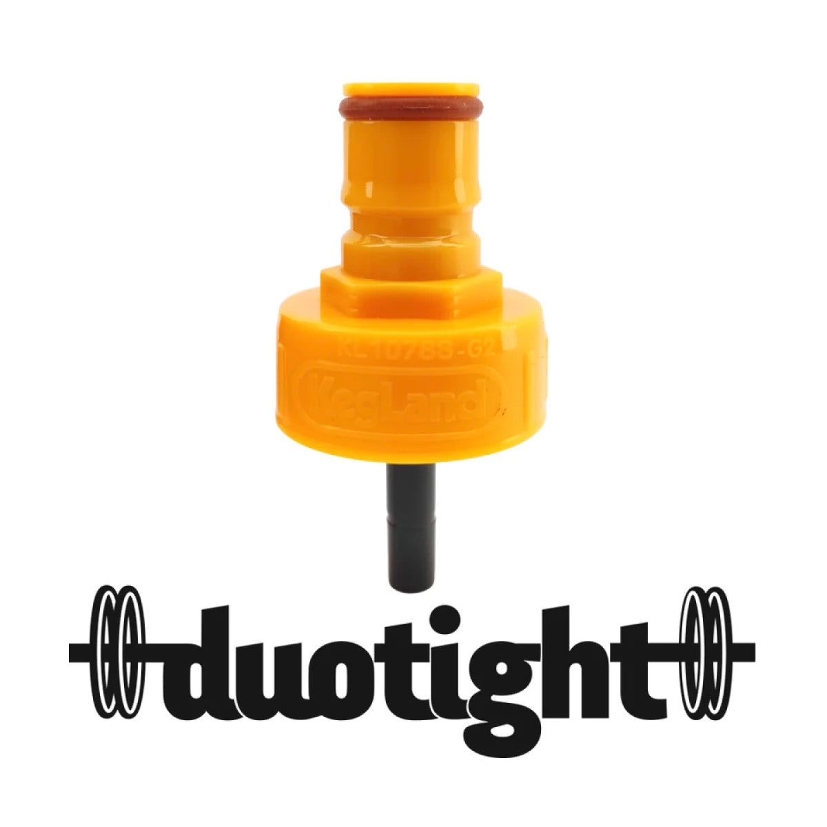 Plastic Carbonation Cap | Line Cleaning Cap - YELLOW