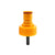 Plastic Carbonation Cap | Line Cleaning Cap - YELLOW