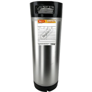 19L Ball Lock Keg with rubber base and handle