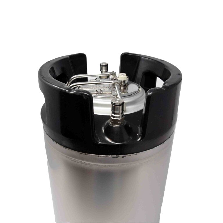 9,45L Ball Lock Keg with rubber base and handle