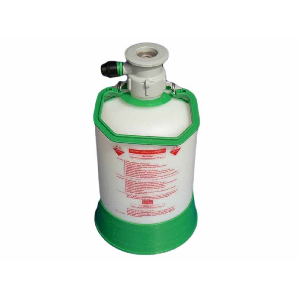 <tc>Reinigungsbehälter 5L aus Kunststoff zur Reinigung von Zapfanlagen für Korb- oder Flachfitting</tc>
