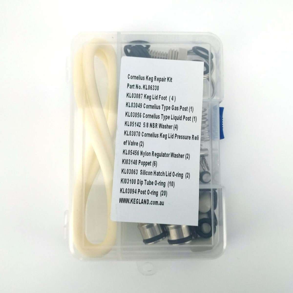 <tc>Kit di Riparazione Soda Keg – Scatola Ricambi per Fusti NC</tc>