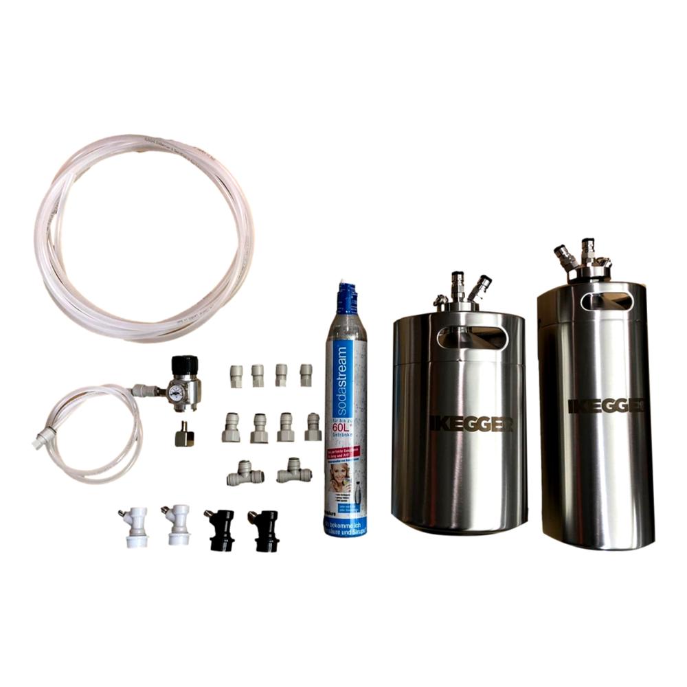 TAMBOUR TROLLEY INCLUDING CO2 SODA STREAM