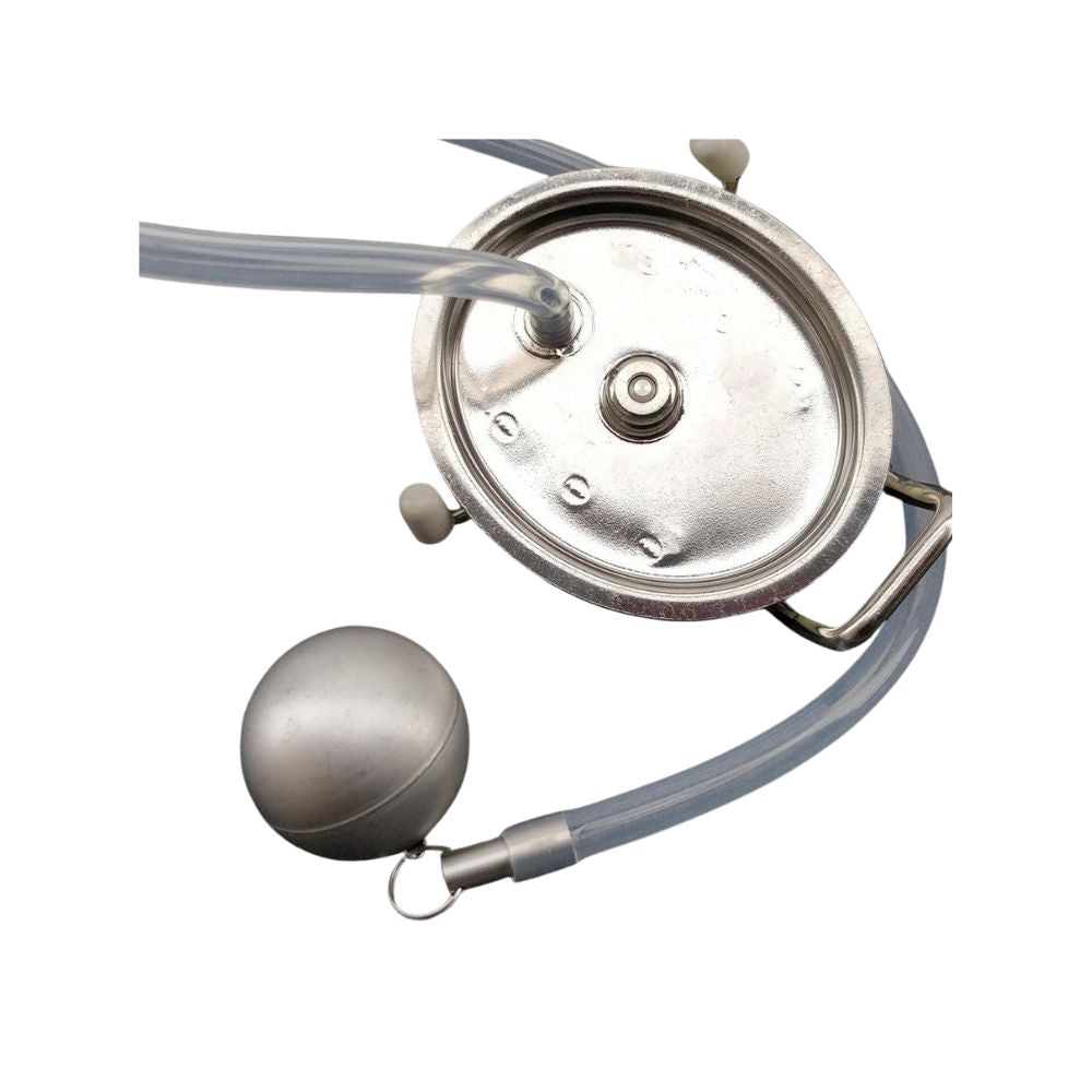 Keg Lid with Liquid Corny Post + SS Float + 80cm Silicone Hose
