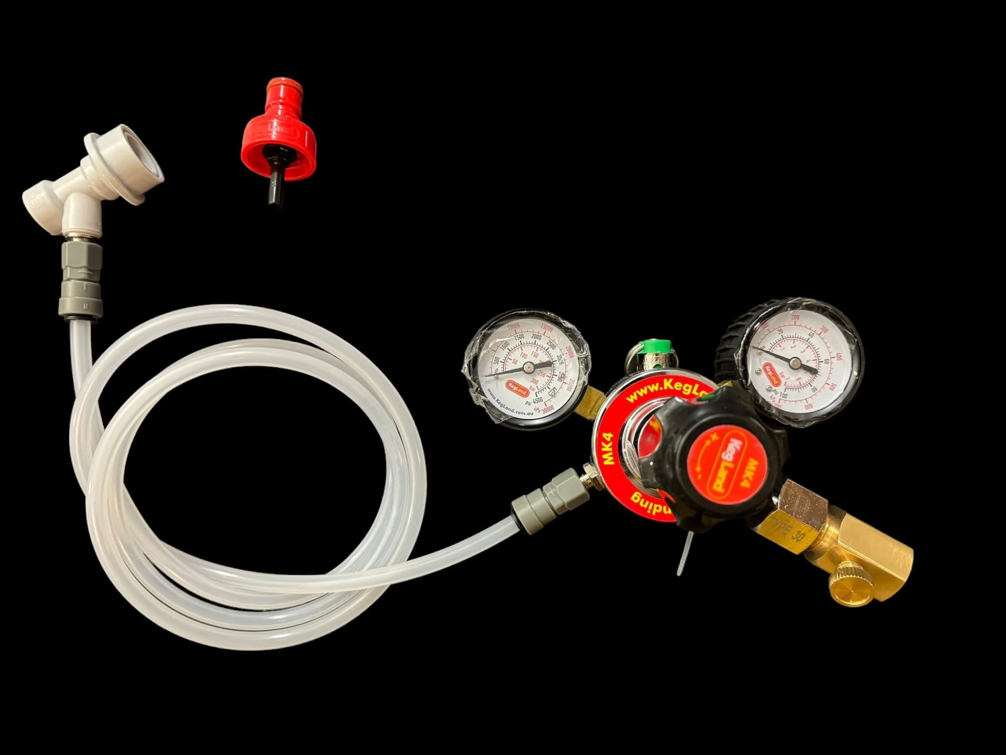 PET Bottle Carbonation Kit – with Pressure Regulator Option