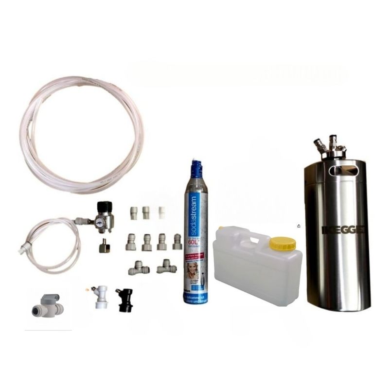 EVA TROLLEY INCLUDING CO2 SODA STREAM (with 12 l tank instead 5l)