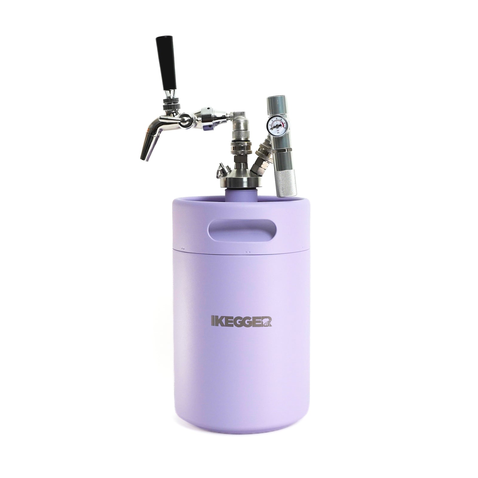 iKegger Insulated Mini Keg - Blueberry Swirl - Violet - 2L, 4L & 5L