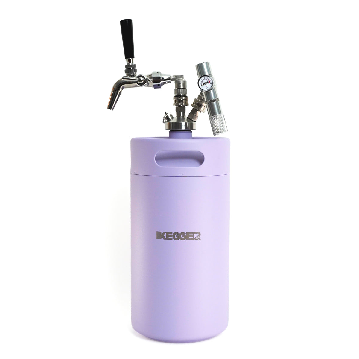 iKegger Insulated Mini Keg - Blueberry Swirl - Violet - 2L, 4L &amp; 5L