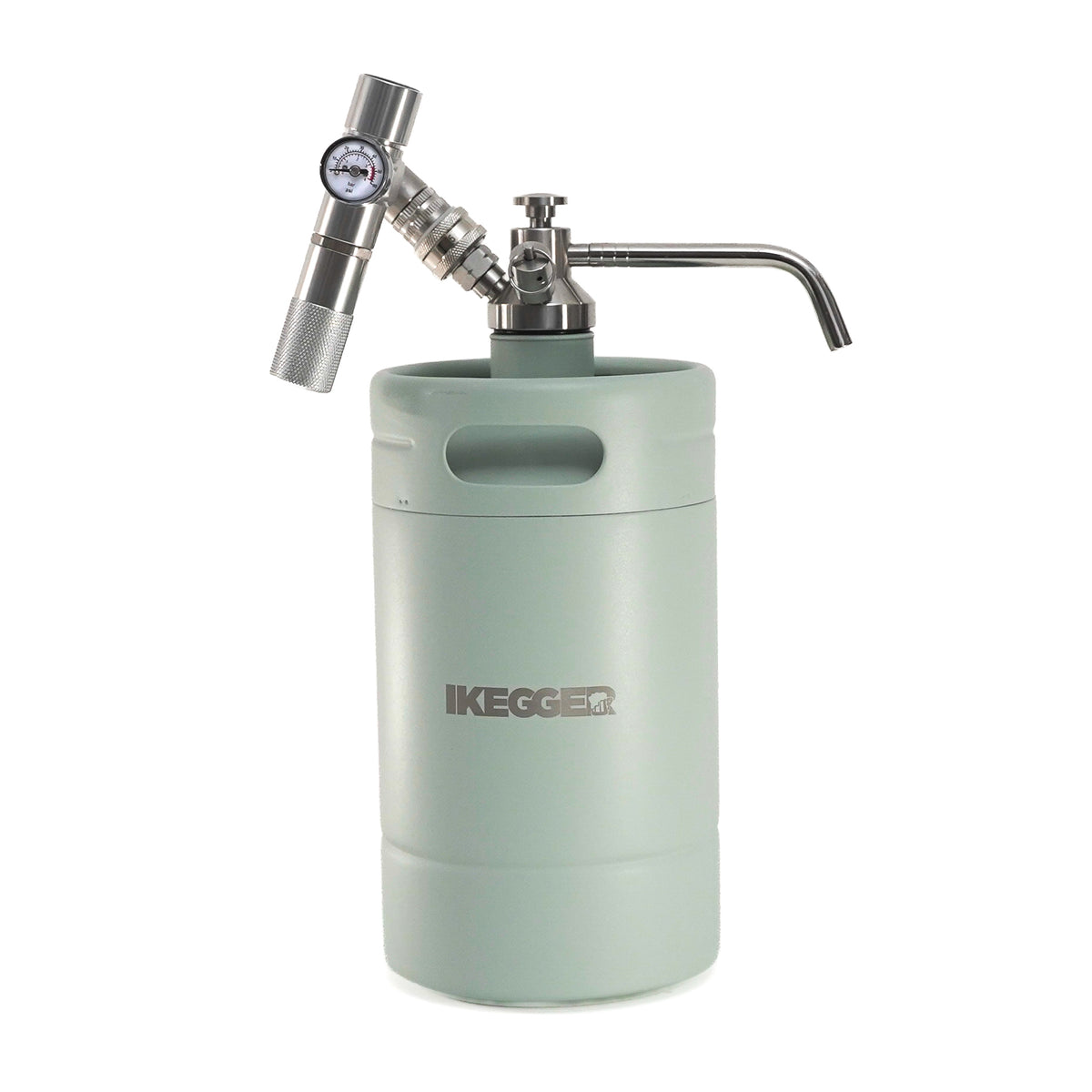 iKegger Insulated Mini Keg - Pistachio Cream - Green - 2L, 4L &amp; 5L