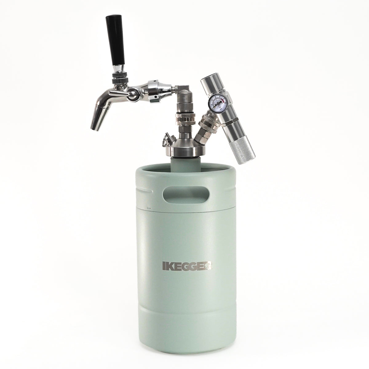 iKegger Insulated Mini Keg - Pistachio Cream - Green - 2L, 4L &amp; 5L