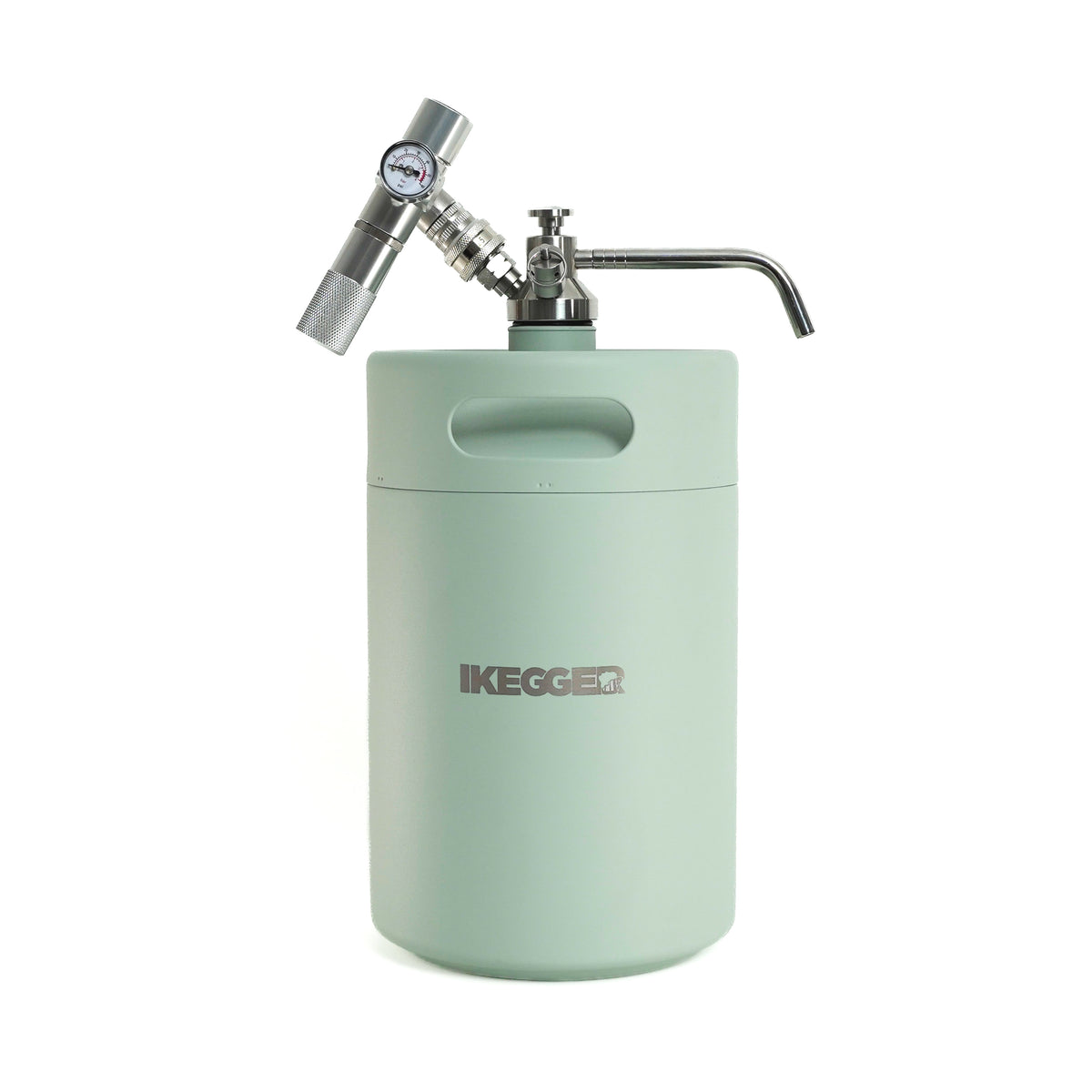 iKegger Insulated Mini Keg - Pistachio Cream - Green - 2L, 4L &amp; 5L