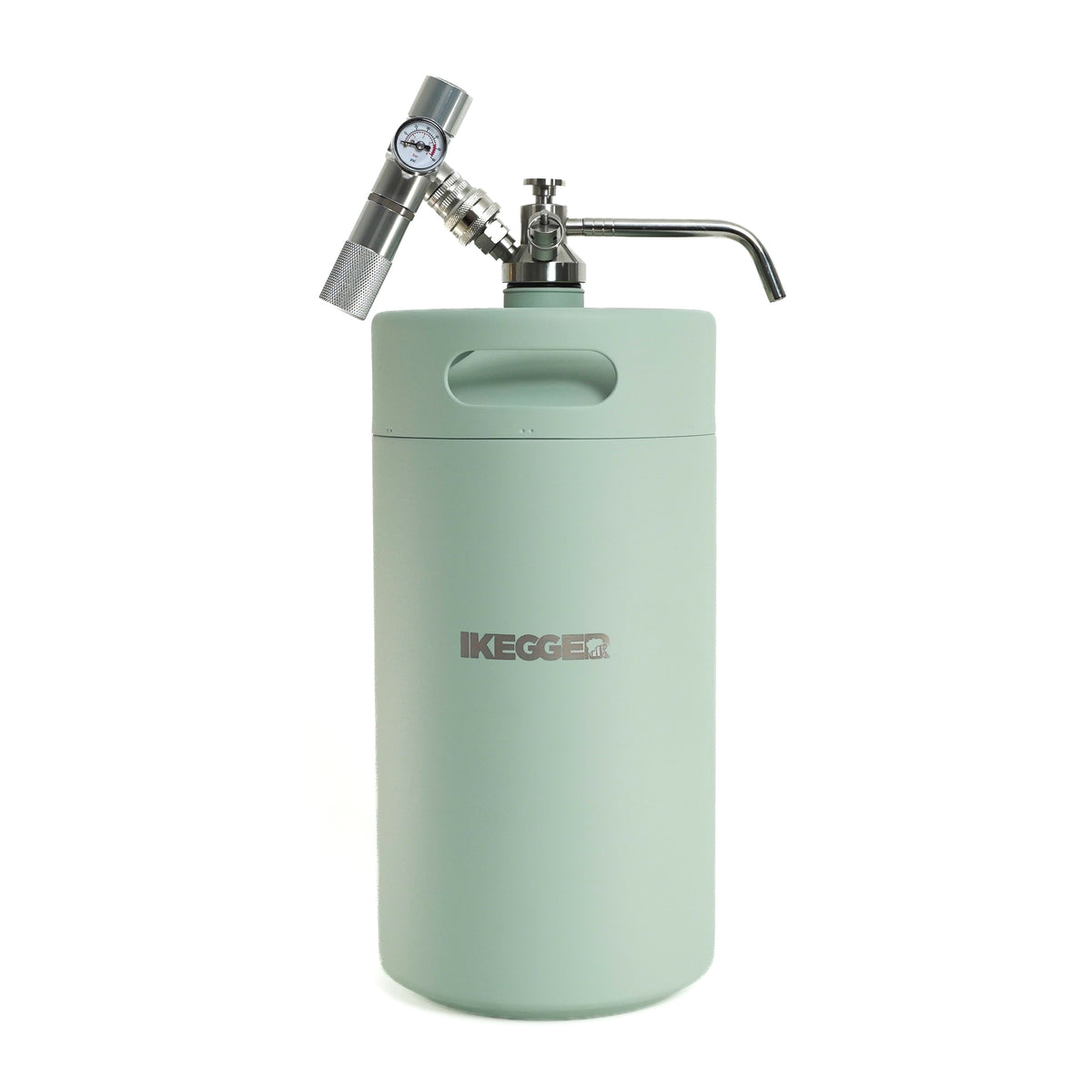 iKegger Insulated Mini Keg - Pistachio Cream - Green - 2L, 4L &amp; 5L