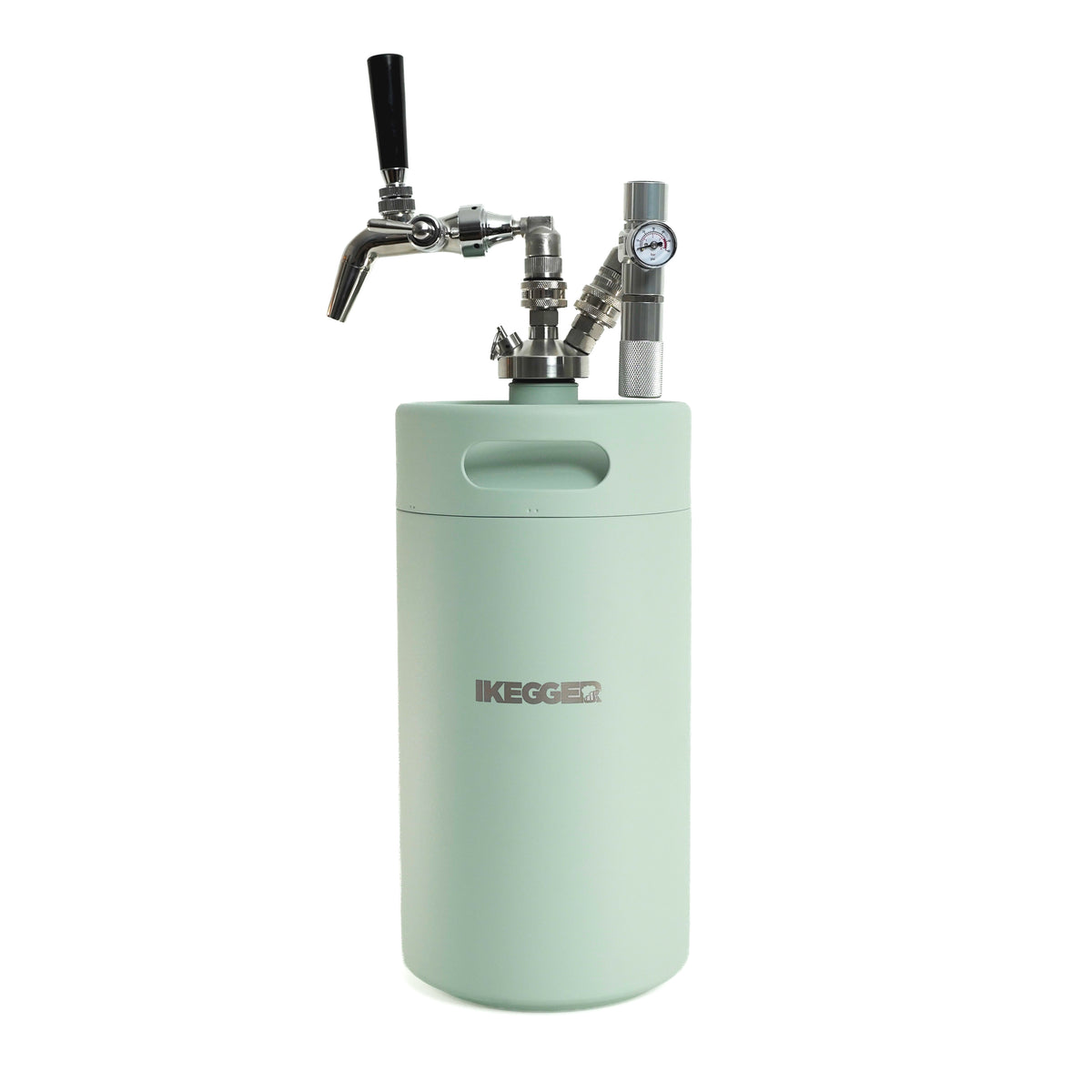 iKegger Insulated Mini Keg - Pistachio Cream - Green - 2L, 4L &amp; 5L