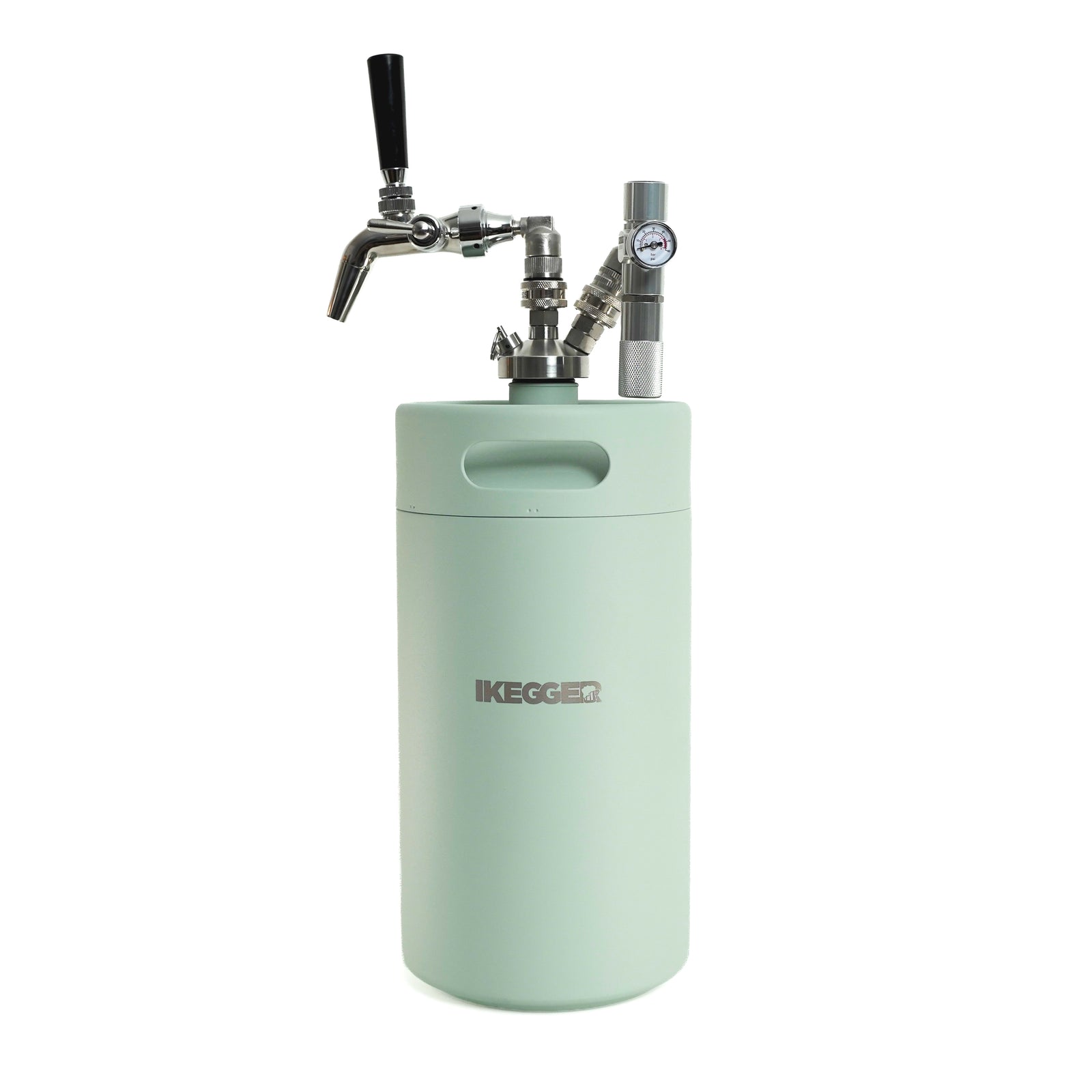 iKegger Insulated Mini Keg - Pistachio Cream - Green - 2L, 4L & 5L