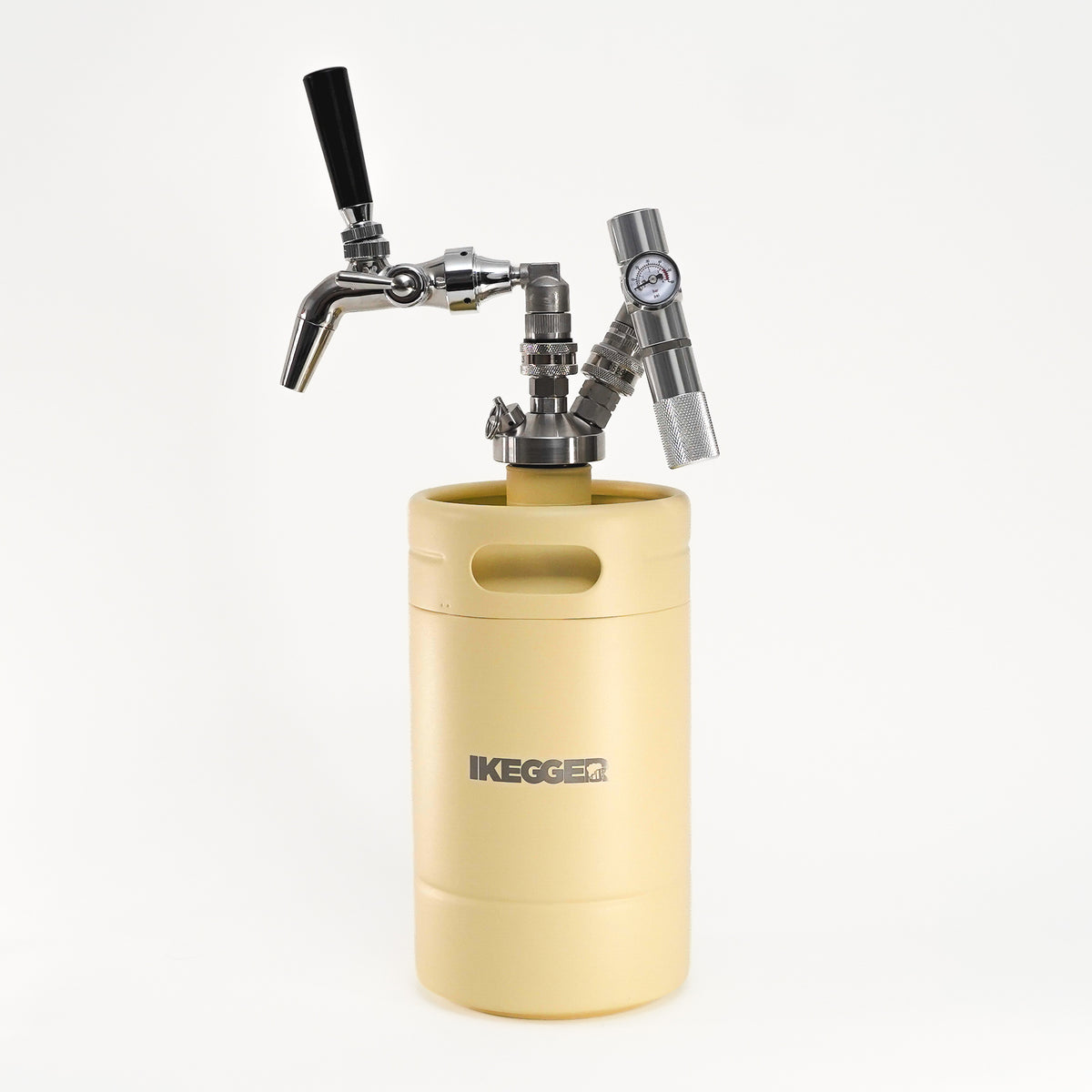 iKegger Insulated Mini Keg - Vanilla Bean - Yellow - 2L, 4L &amp; 5L