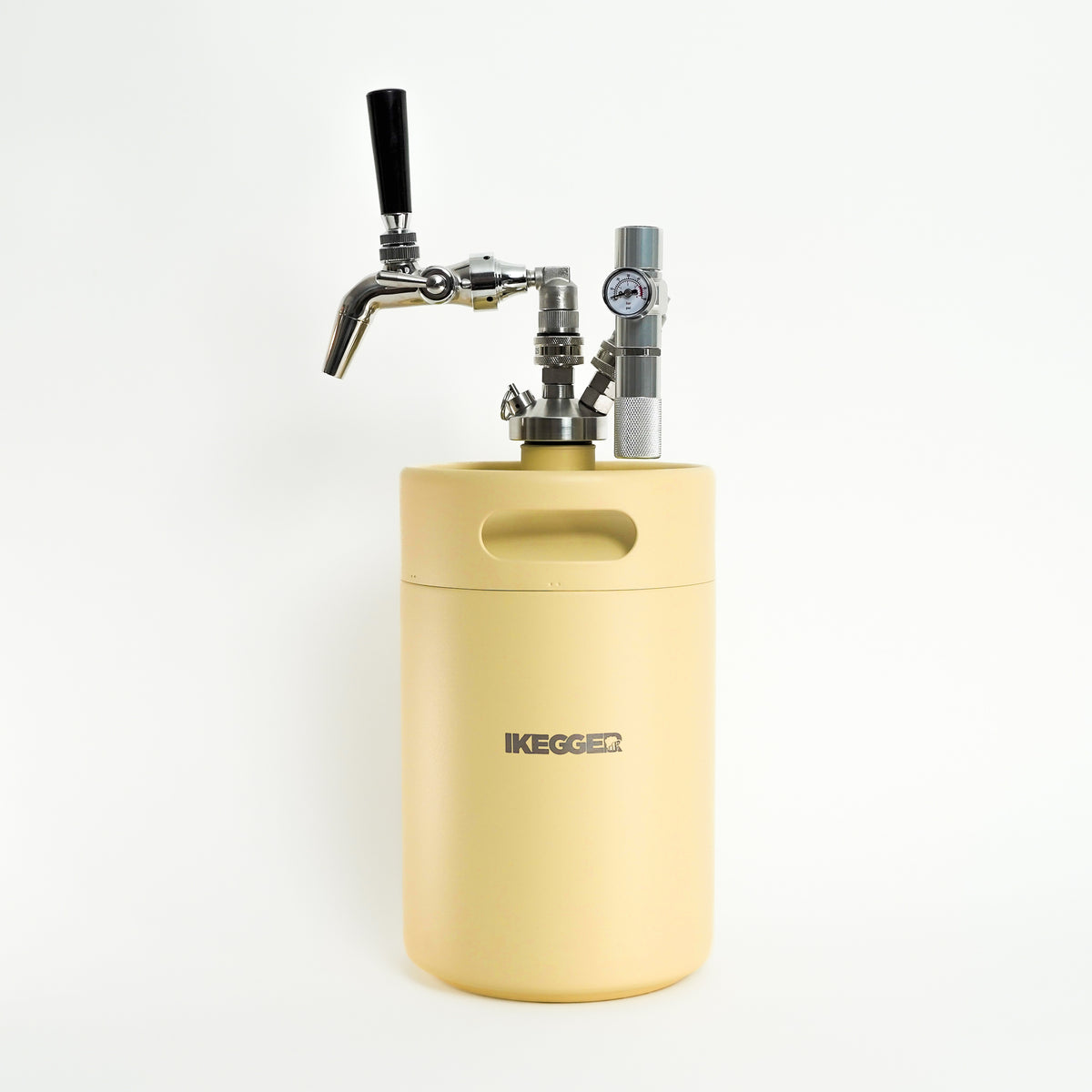iKegger Insulated Mini Keg - Vanilla Bean - Yellow - 2L, 4L &amp; 5L